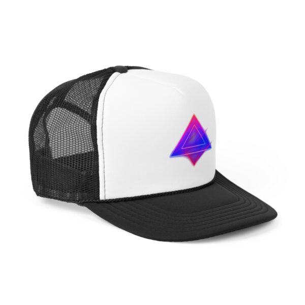 Retro Neon Triangle Trucker Cap - Image 2