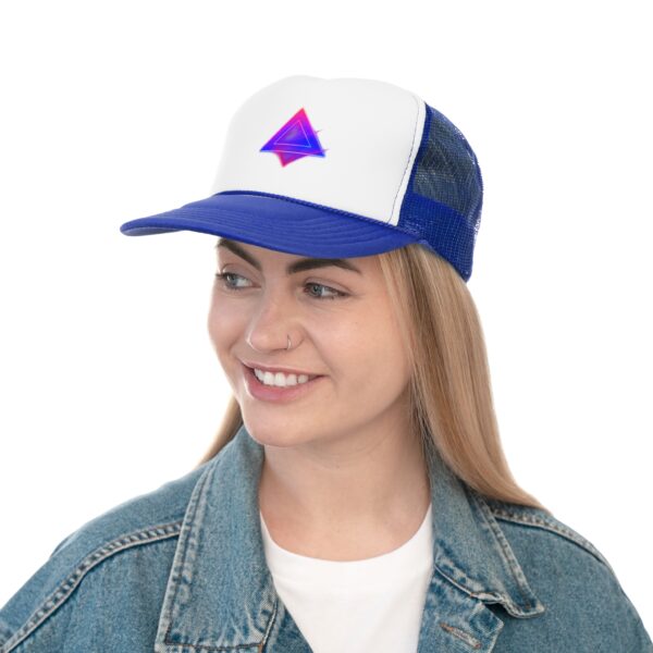 Retro Neon Triangle Trucker Cap - Image 16