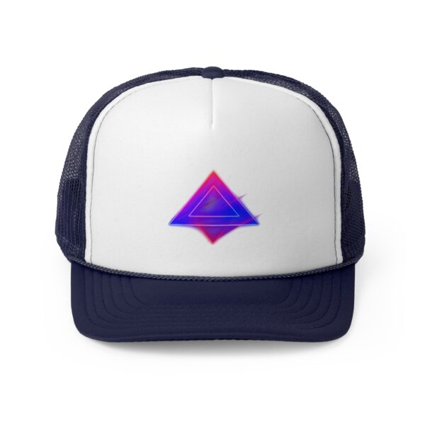 Retro Neon Triangle Trucker Cap - Image 9