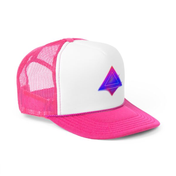 Retro Neon Triangle Trucker Cap - Image 6