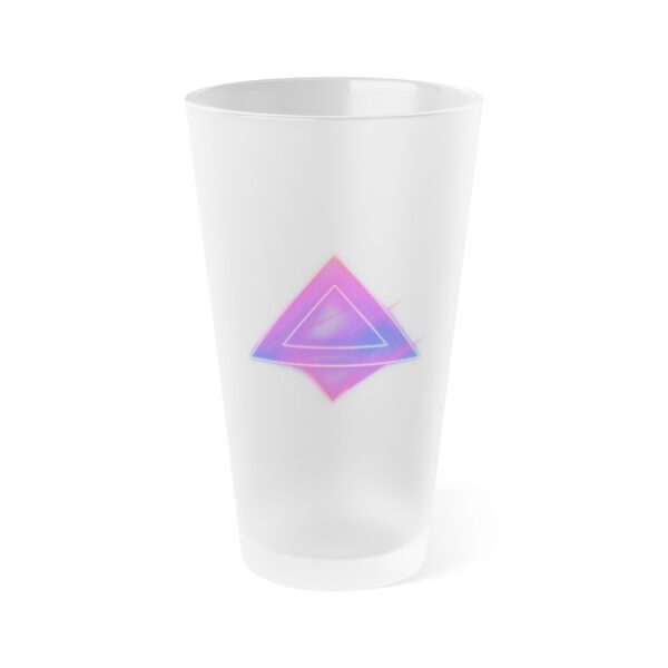 Aesthetic Frosted Pint Glass (16oz)