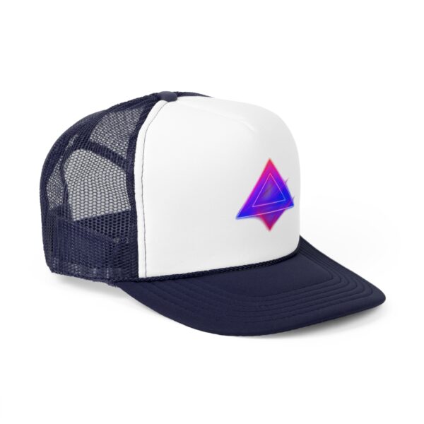 Retro Neon Triangle Trucker Cap - Image 10