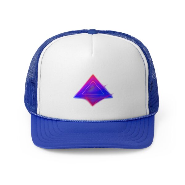 Retro Neon Triangle Trucker Cap - Image 13
