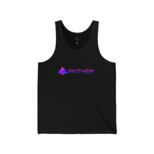 Unisex Jersey Tank with Anthem Design