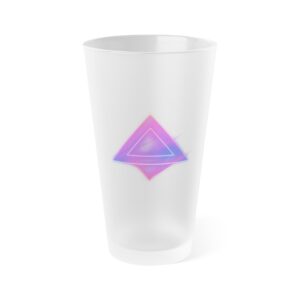 Aesthetic Frosted Pint Glass (16oz)