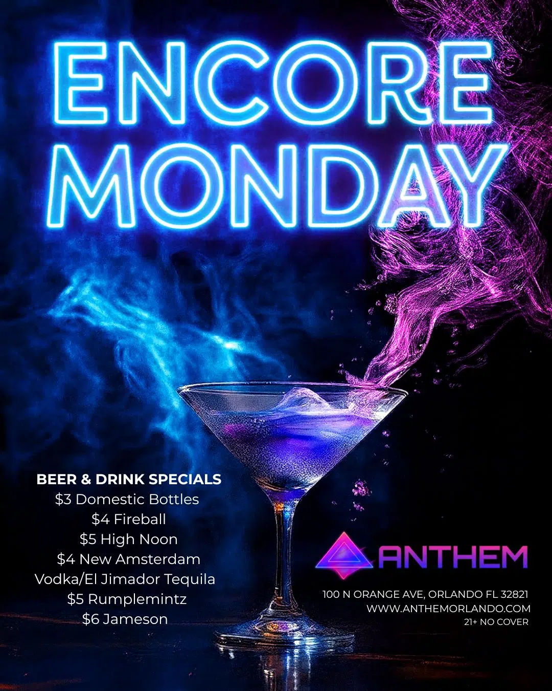 Encore Mondays at Anthem