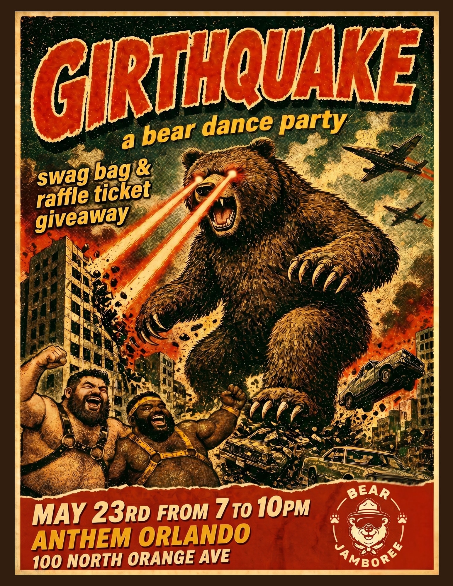 ♡URUHA BIG BEAR+会報♡ GIRTHQUAKE — A Bear Dance Party at Anthem Orlando — Presented by