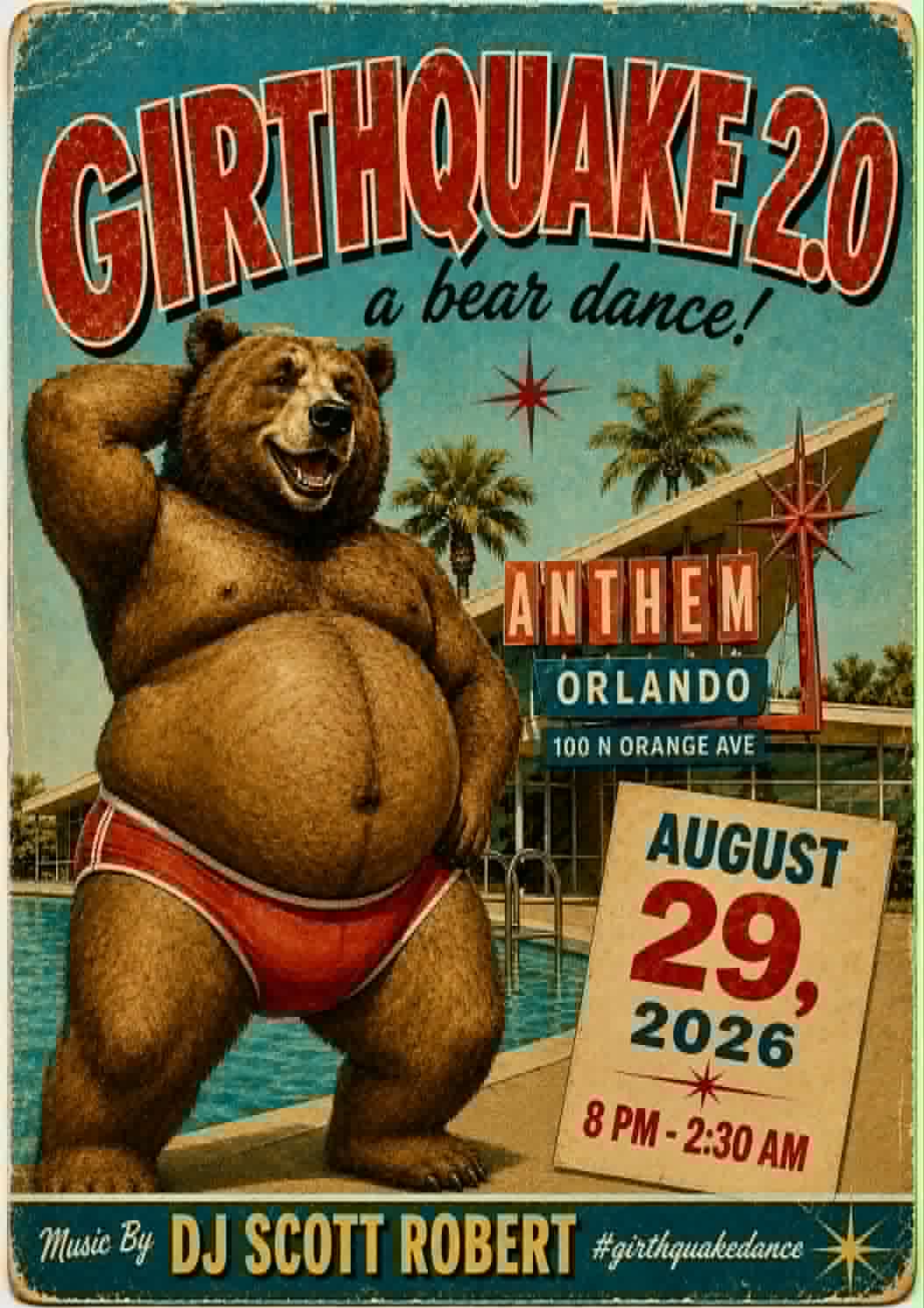 Girthquake 2.0: A Bear Dance with DJ Scott Robert at Anthem